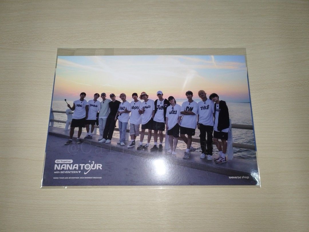 [SEALED] Seventeen Nana tour POB (Category: K-Wave Merchandise) located in Manila. Submitted by tatsuran (Listing ID 1375566277, Image 2). Description: 🗯 seventeen nana tour pob ⤷ price: 200 each ⤷ sealed / unopened ⤷ 4 pcs available onhand please send a message if you're interested ૮ ˶ᵔ ᵕ ᵔ˶ ა you may also reach me on twitter: @Carrotland97 or ig: carrotland__.