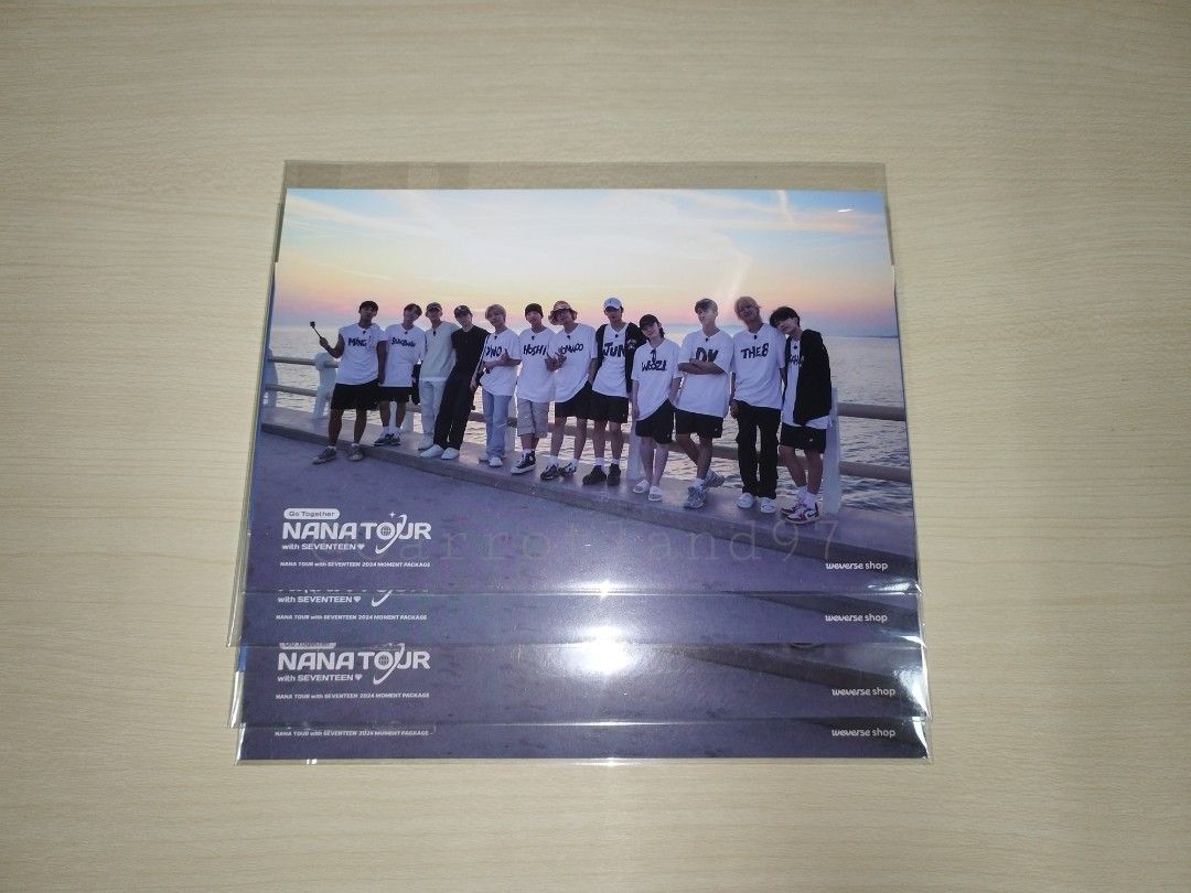 [SEALED] Seventeen Nana tour POB (Category: K-Wave Merchandise) located in Manila. Submitted by tatsuran (Listing ID 1375566277, Image 1). Description: 🗯 seventeen nana tour pob ⤷ price: 200 each ⤷ sealed / unopened ⤷ 4 pcs available onhand please send a message if you're interested ૮ ˶ᵔ ᵕ ᵔ˶ ა you may also reach me on twitter: @Carrotland97 or ig: carrotland__.
