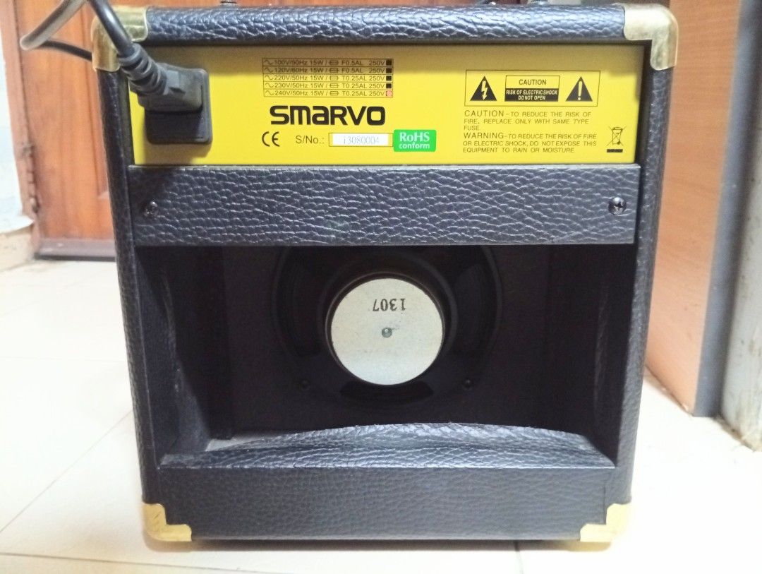 Smarvo 15 Watts Guitar Amplifier GS66X (Category: Soundbars, Speakers & Amplifiers) located in Singapore. Submitted by sch_99 (Listing ID 1375550664, Image 2). Description: .