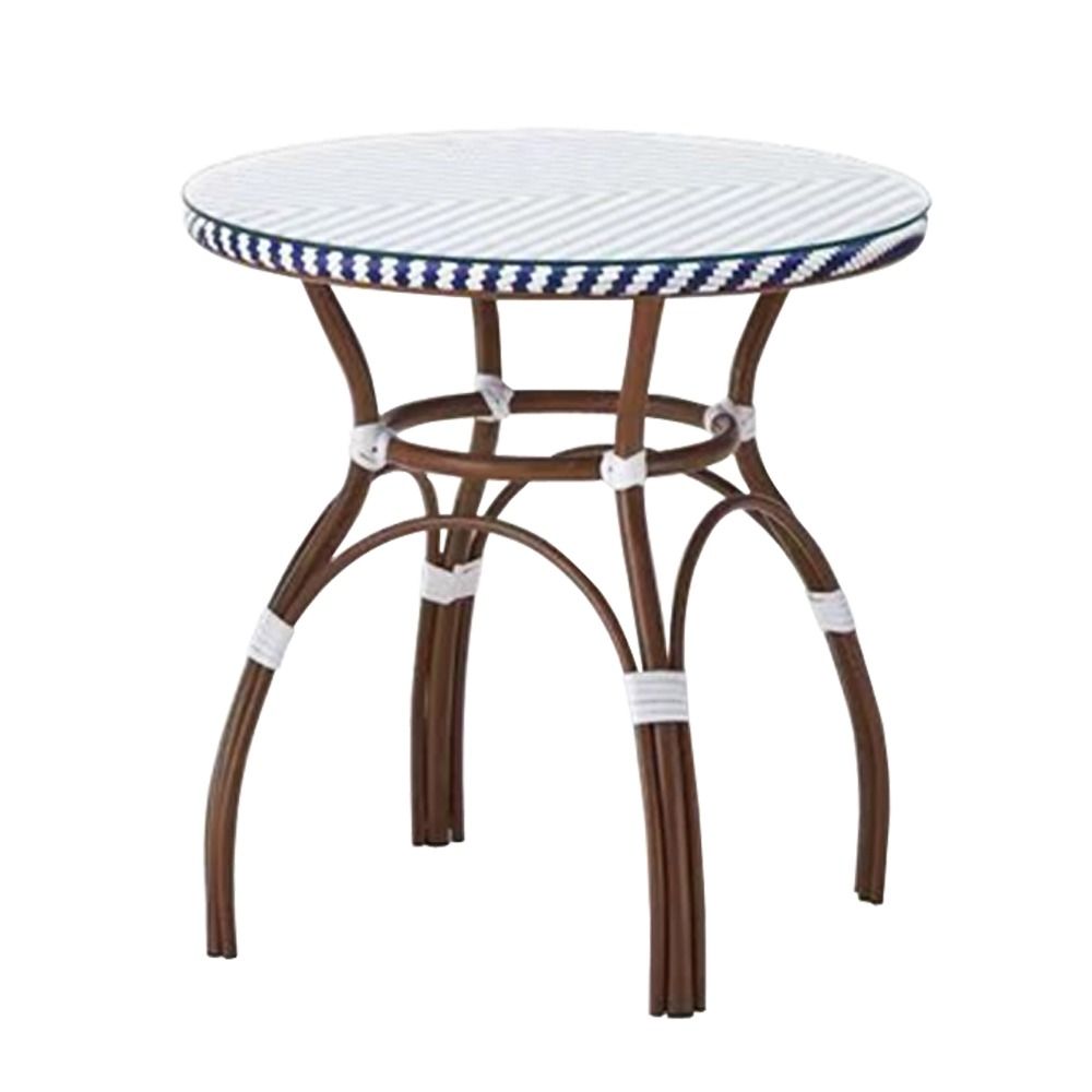 Sumo RT225T Steel Designer Rattan Table (Category: Tables & Sets) located in Quezon City. Submitted by costuless_qc_branch (Listing ID 1375557372, Image 1). Description: Item Code: RT225T SALE PRICE: ₱3,299.00 (TABLE ONLY) Note: Price may change without prior notice. Sumo Steel Designer Rattan Table ♡ Color: Blue & White combination ♡ Made of poly rattan ♡ Durable metal frame ♡ Low maintenance ♡ Indoor & outdoor use ♡ Perfect for any occasion ind