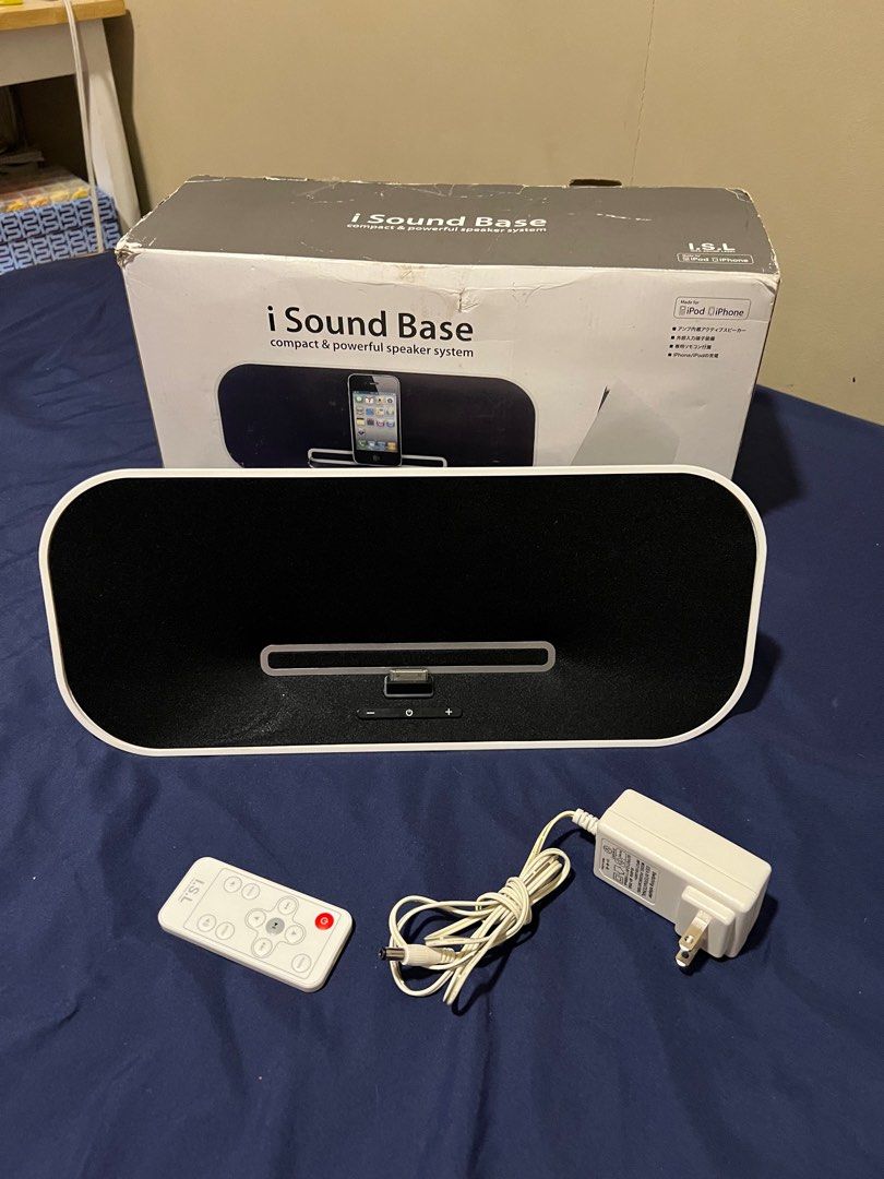 Vintage I sound base speaker Bluetooth dangle not included (Category: Soundbars, Speakers & Amplifiers) located in Makati City. Submitted by affordableeleganceemporium (Listing ID 1375645829, Image 2). Description: Description: Discover a rare gem for collectors and audiophiles – the Vintage iSound Base Speaker, brand new and sealed in its original packaging! This unopened set includes all accessories: Bluetooth dongle, aux cable, power adapter, 