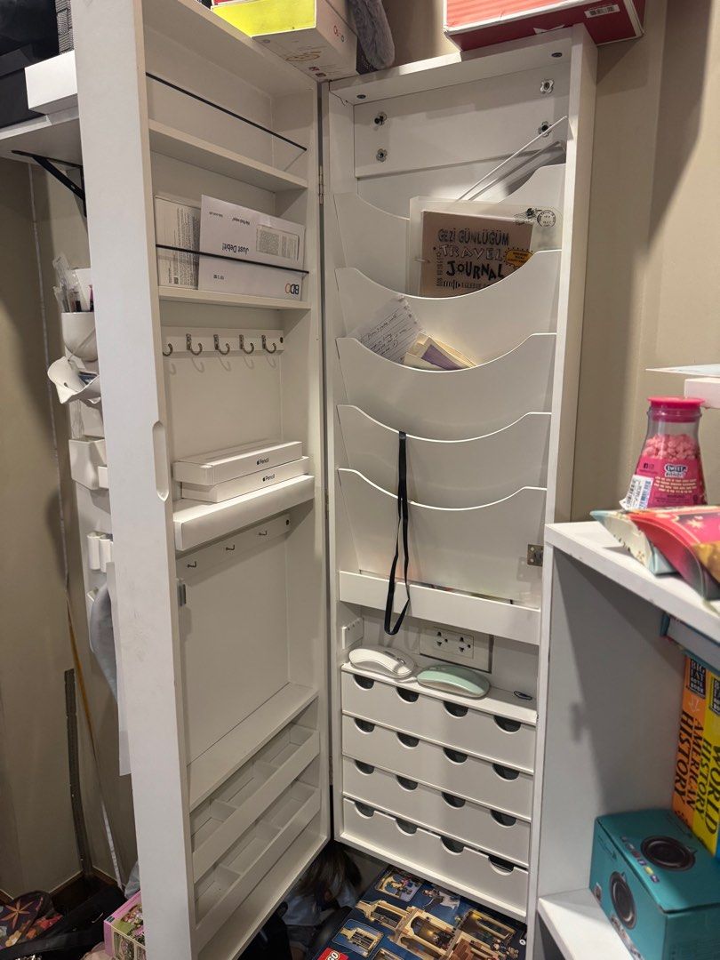 Wall mount organizer (Category: Storage Boxes & Baskets) located in Manila. Submitted by aadr1127 (Listing ID 1375476051, Image 2). Description: Rfs: Still brand new. It was installed but never really used by my daughter. Outgrown Fix price .