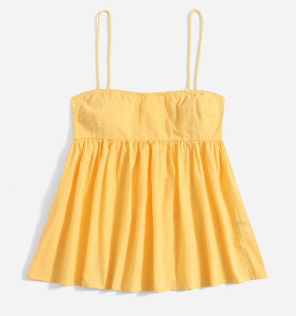 Yellow Peplum Top (Category: Sleeveless) located in Quezon City. Submitted by ashcore (Listing ID 1375638328, Image 1). Description: .
