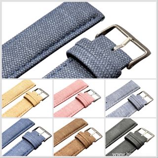 尖沙咀門市交收或郵寄☎️📍多色高質牛仔布紋錶帶  Ref.801 High quality canvas watch strap for IWC/breitling/Rolex/omega/seiko64197761769475110