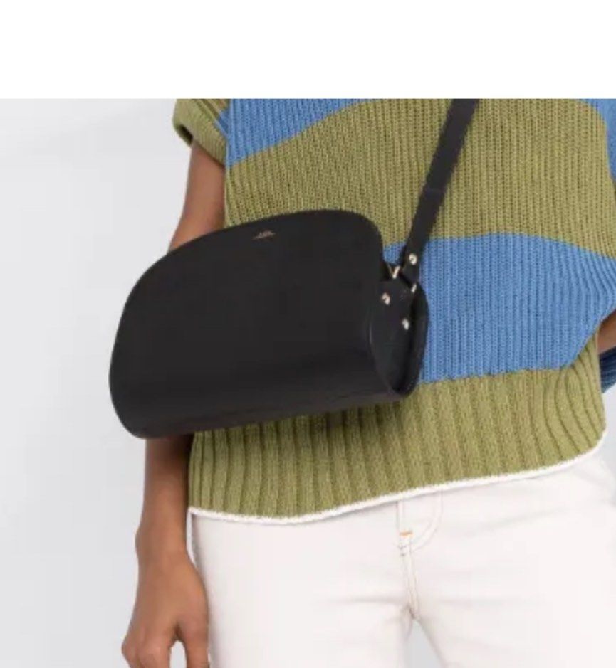 APC Demi lune mini bag (Category: Cross-body Bags) located in Las Pinas. Submitted by pixterspb (Listing ID 1375674861, Image 3). Description: Black leather.