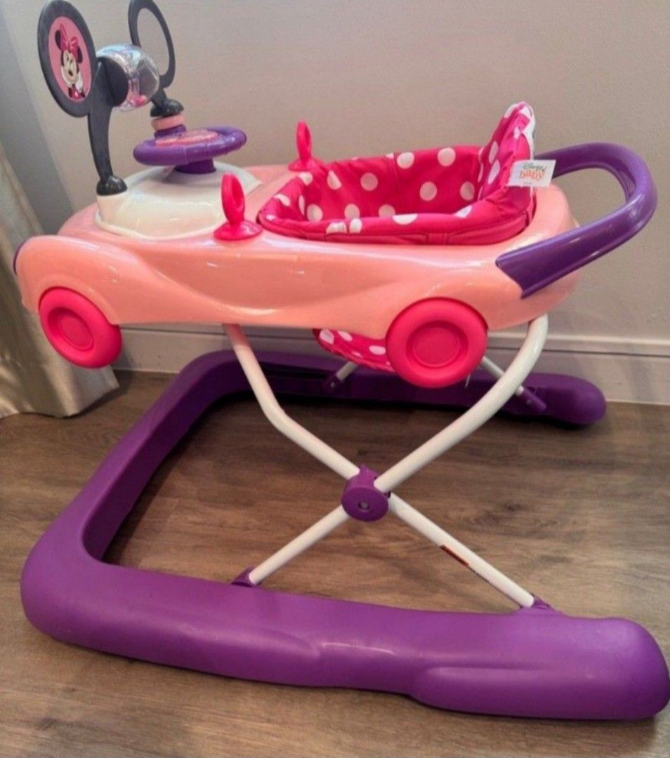 Baby Walker minnie (Category: Infant Playtime) located in Singapore. Submitted by onestopapparels (Listing ID 1375734977, Image 1). Description: limited edition minnie's collection from us amazon. rtp with shipping cost abt $150. walker as good as new . Musical on Minnie's board with lighting and have a cute stiring wheel on it(detachable). well maintained hygiene during usage.limited edition Disney baby walker. selling off as baby dislike to sea