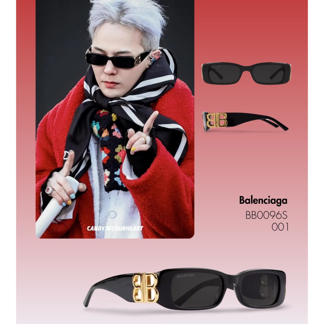 G-DRAGON 着用 BALENCIAGA サングラス BB0096S ジヨン Dynasty