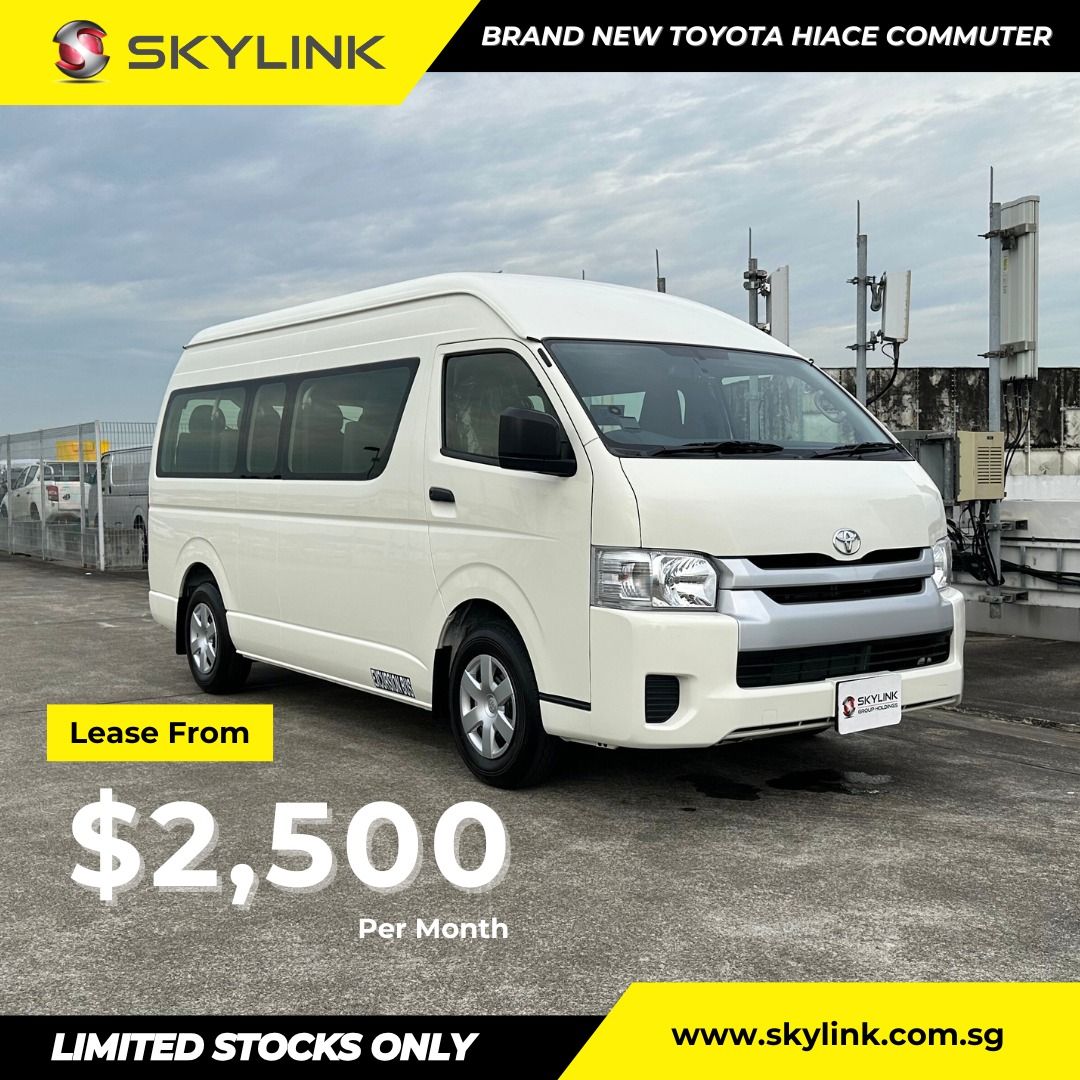 BRAND NEW Toyota Hiace Commuter for Lease / Rent62886405603329113