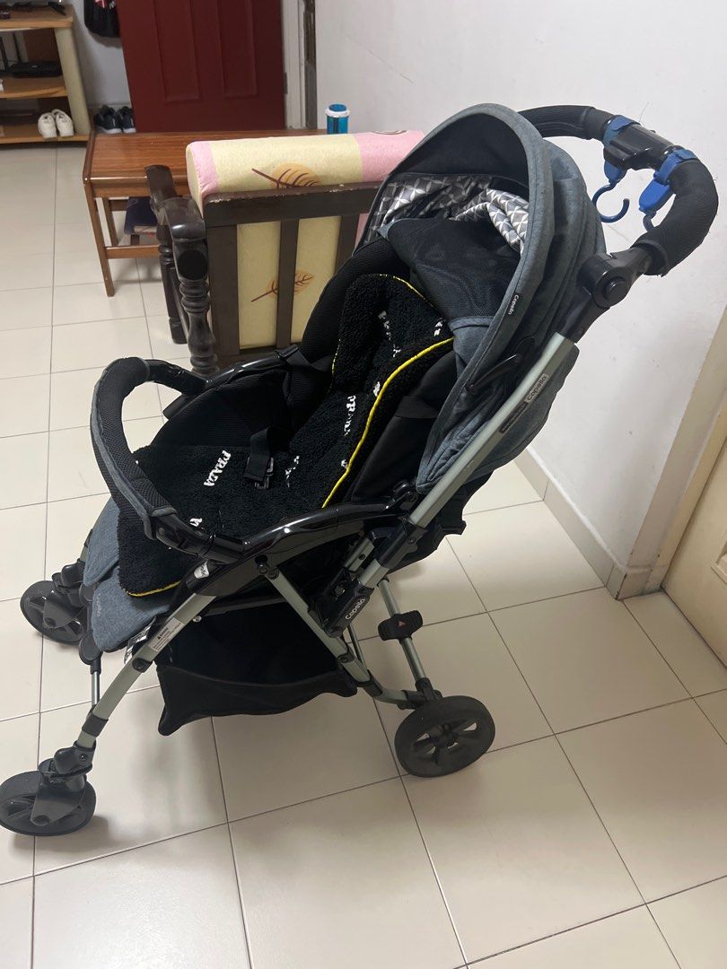 Capella Stroller with Prada Seat Cover (Category: Strollers) located in Singapore. Submitted by kananrkm-37095 (Listing ID 1375791605, Image 2). Description: Capella Stroller/ Model-S230F / can you handle front and back side. Light used only. No damage. Can collect Choa Chi Kang MRT or Teck Whye LRT/ Bukit Panjang MRT.