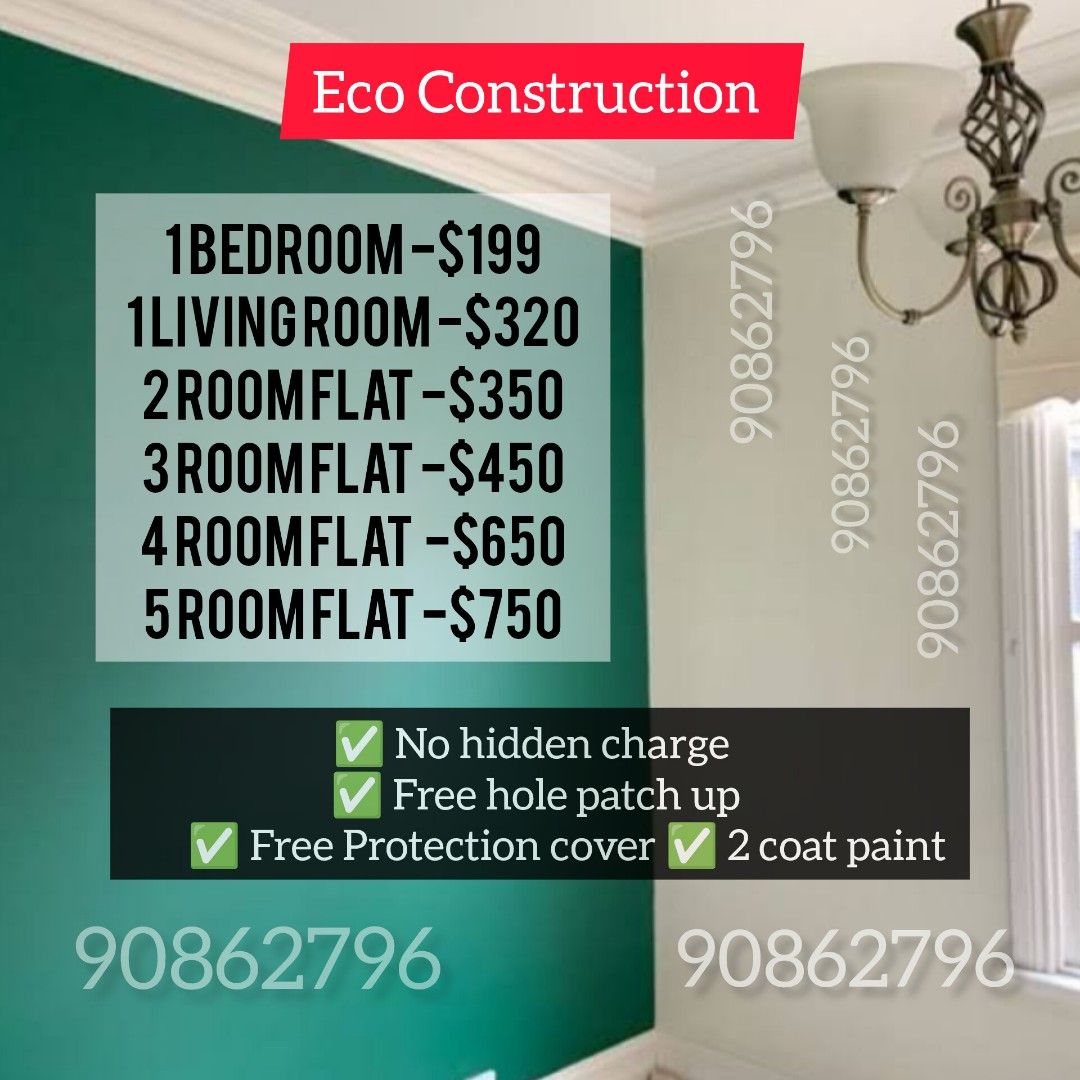 Cheap painting service!! Nippon paint!! House painting!!  Door paint!! Varnish!! Feature wall!!  Only manpower provider!! Paint62863093948034117