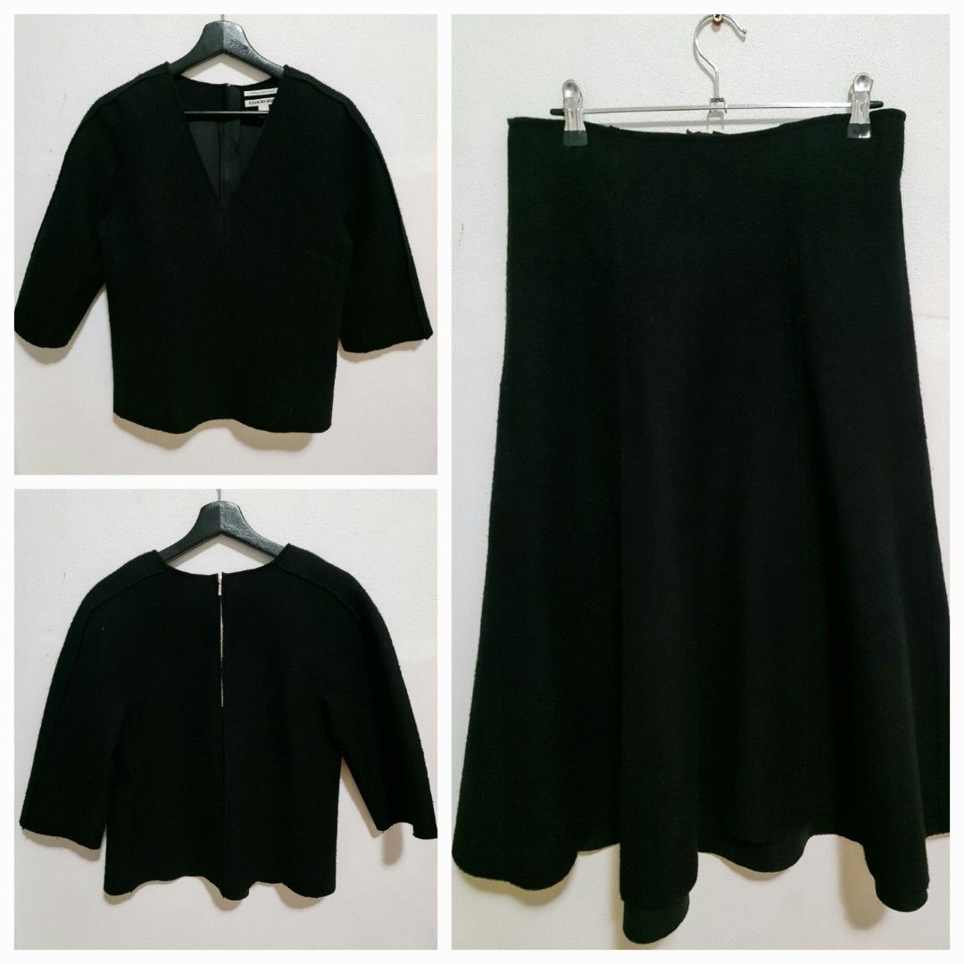 2 Piece-Country Road 100% Wool Top with Matching Skirt(Size 10) (Category: Women's Clothes) located in Sydney. Submitted by desirably (Listing ID 1375828377, Image 1). Description: 2 Piece - Country Road Black 100% Wool Top with Matching A-Line Skirt(Both Size 10) for $110. Lightly worn&in great condition. Slightly pilling(barely noticeable), due to they are made from 100% pure wool woven in Italy! Super thick and warm fabric, perfect to wear in 