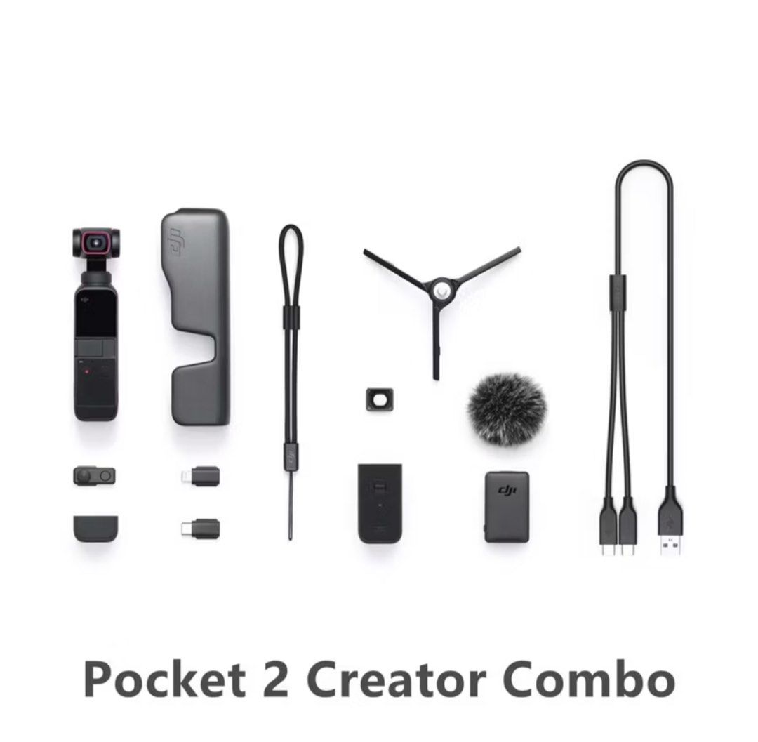DJI Pocket 2 Creator Combo WITH Charging case - Compact and Powerful628658197689621118