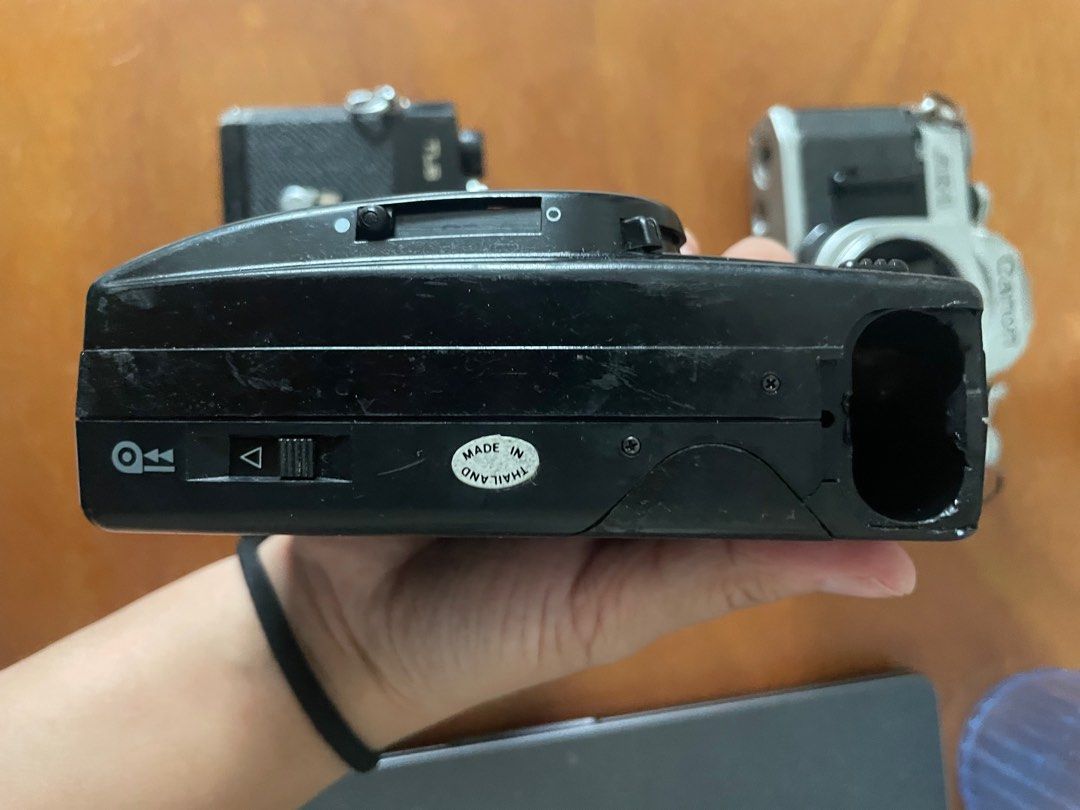 film camera bundle (UNTESTED) (Category: Cameras) located in Quezon City. Submitted by bentelogue (Listing ID 1375713182, Image 3). Description: bundle of 2 thrifted film cams, for parts or repair. untested. buy at your own risk. SEARS TLS 1000 MXB Canon AE-1 (sold) Halina 1950 TL.
