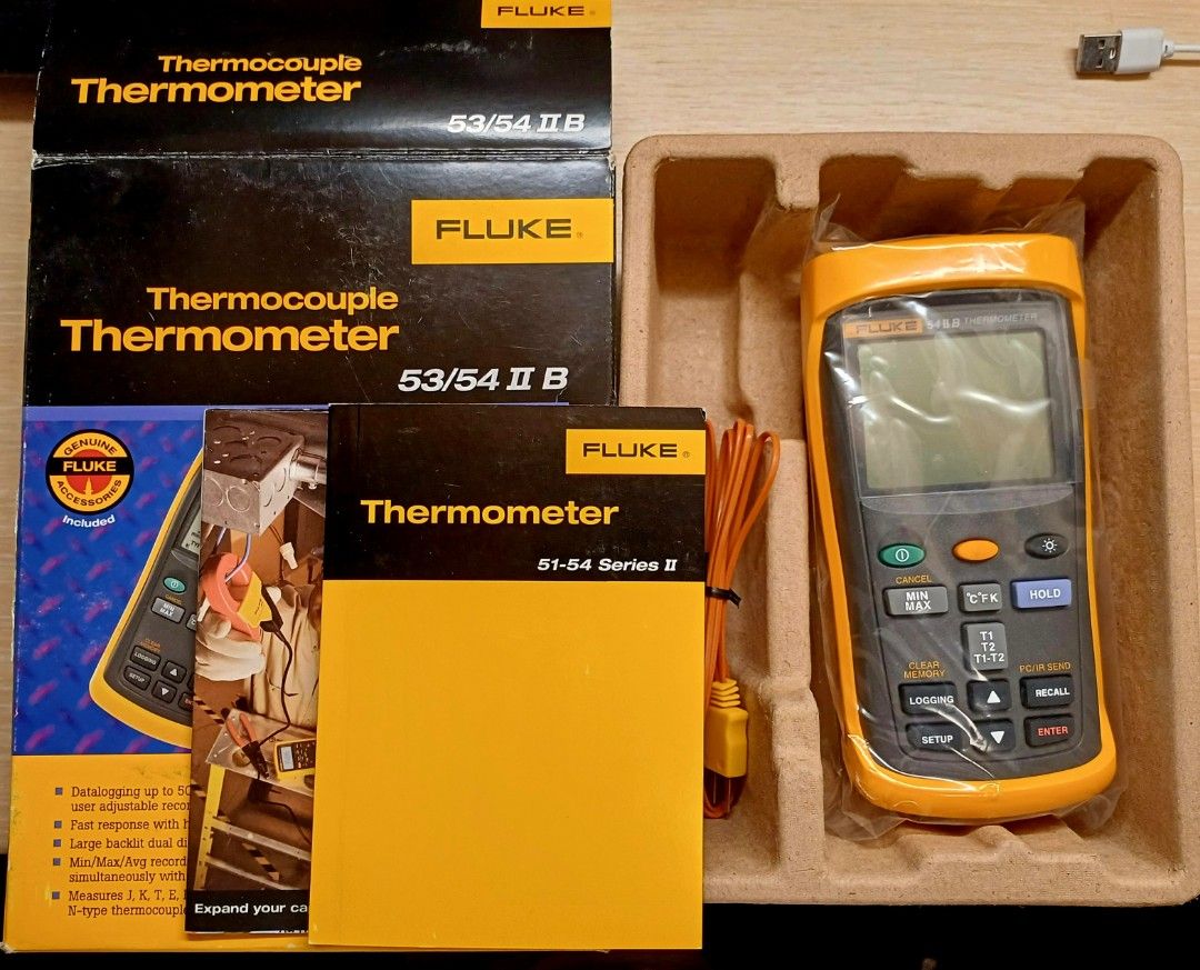 Fluke Thermometer 54 II B (Category: Construction Tools & Equipment) located in Manila. Submitted by wynzonline4 (Listing ID 1375273832, Image 2). Description: I am selling my brand new Fluke 54 II B Thermometer. Price negotiable. Pwedeng meet up (around NCR) or thru lalamove..