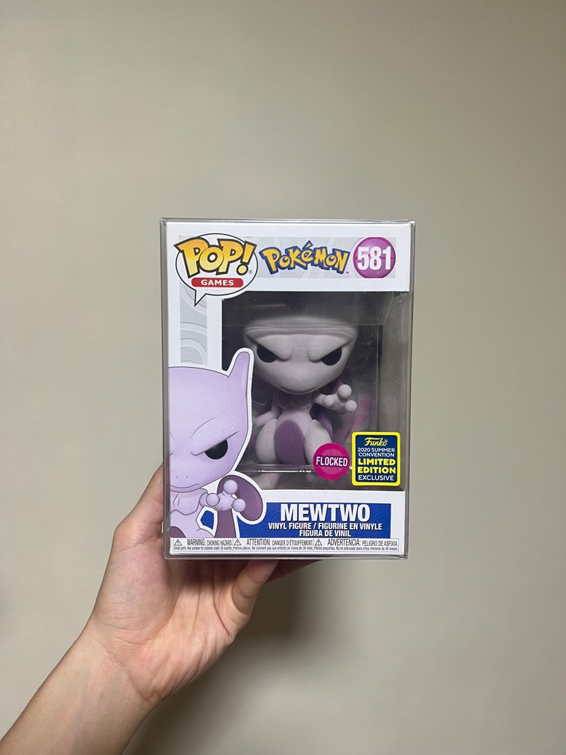 Funko Pop! Pokémon Mewtwo Edición Exclusiva – Figura De Vinilo De 25 Cm, Modelo #583, Ideal Para Coleccionistas Y Fans De Pokémon