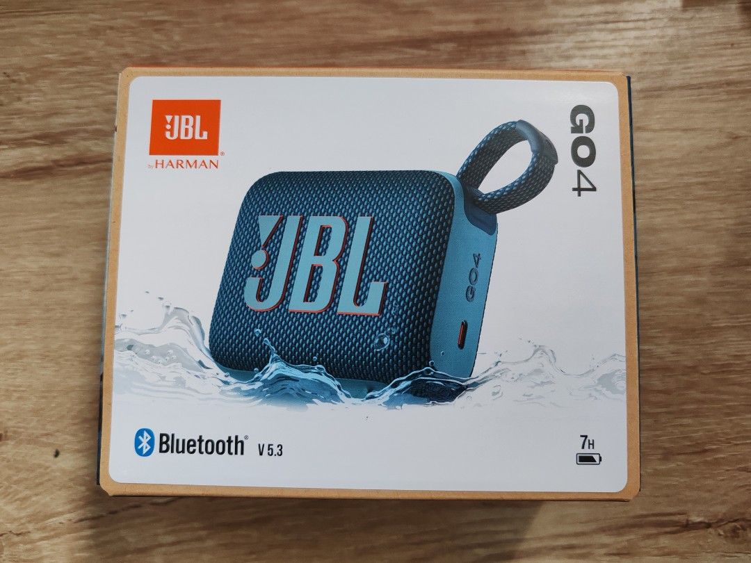 JBL Go 4 Waterproof Bluetooth Speaker (Category: Soundbars, Speakers & Amplifiers) located in Makati City. Submitted by littlelion2018 (Listing ID 1375722701, Image 1). Description: Brand new. Boxed and sealed..