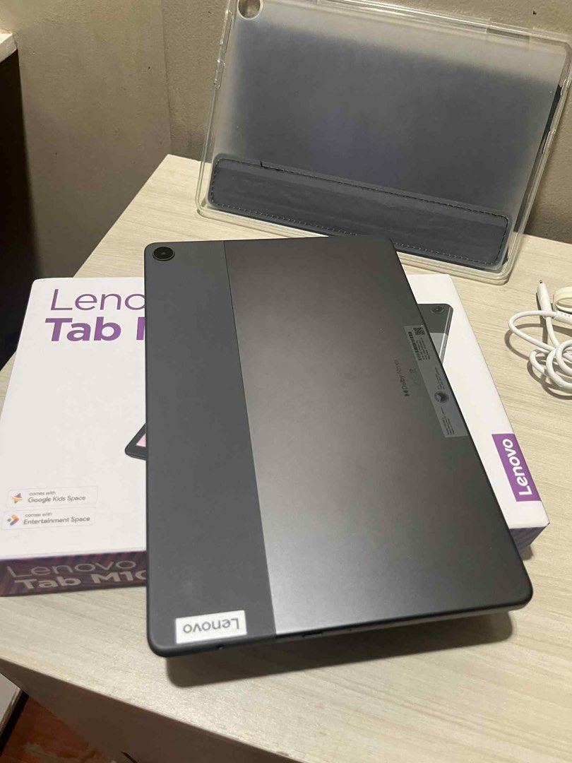 Lenovo tab M10 (Category: Android) located in Quezon City. Submitted by aaakids (Listing ID 1375758061, Image 3). Description: Bought last April 2025 only Good as new 10.1 inch Free case 32gb Long battery life Dual speakers .