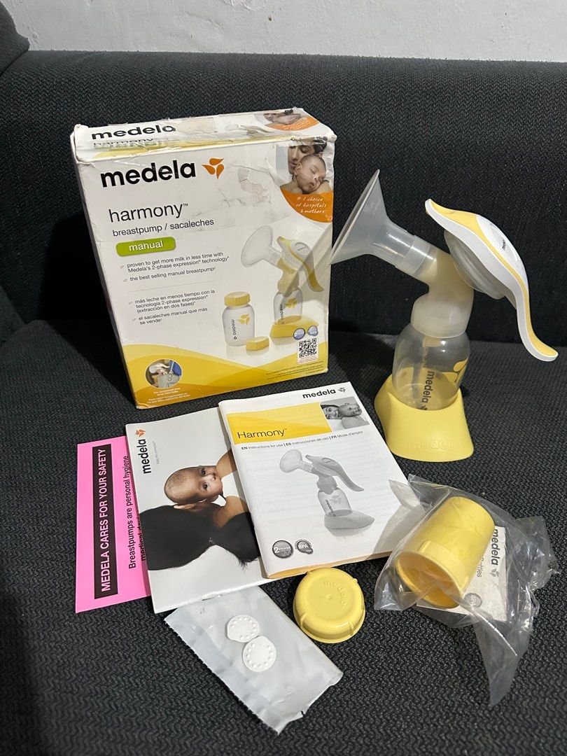 MEDELA HARMONY MANUAL BREASTPUMP (Category: Breastfeeding & Bottle Feeding) located in Imus. Submitted by mcsclothing (Listing ID 1375761643, Image 1). Description: ITEM: Manual Breastpump BRAND: Medela MODEL: Harmony Manual Breastpump CONDITION: with box, with signs of usage LOCATION: Imus, Cavite.