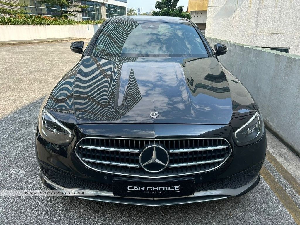 Mercedes-Benz E-Class Saloon Diesel E220d Sport (A) (Category: Used Cars) located in Singapore. Submitted by carchoice.parklane (Listing ID 1375711254, Image 1). Description: Well maintained by previous owner! Complimentary warranty on engine and gearbox and free servicing. Every car undergoes a thorough inspection by our reputable workshop to ensure standards of quality and safety for peace of mind. Flexible loan tailored to suits your needs. Co
