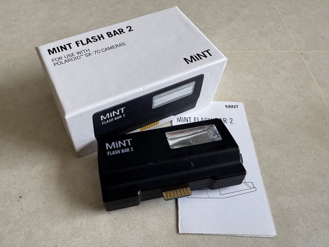 Mint Flash Bar 2 for Polaroid SX-70 Cameras. SX70, Photography, Cameras ...