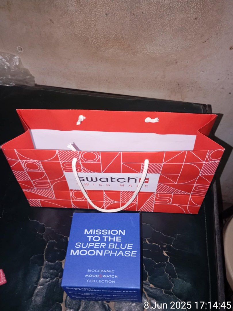 Mission to Super blue moon (Category: Luxury Watches) located in Manila. Submitted by aurastinp51176 (Listing ID 1375716320, Image 2). Description: Complete with reciept and paper bag, meet up or (delivery ncr) pm for more infor(limited releasee).