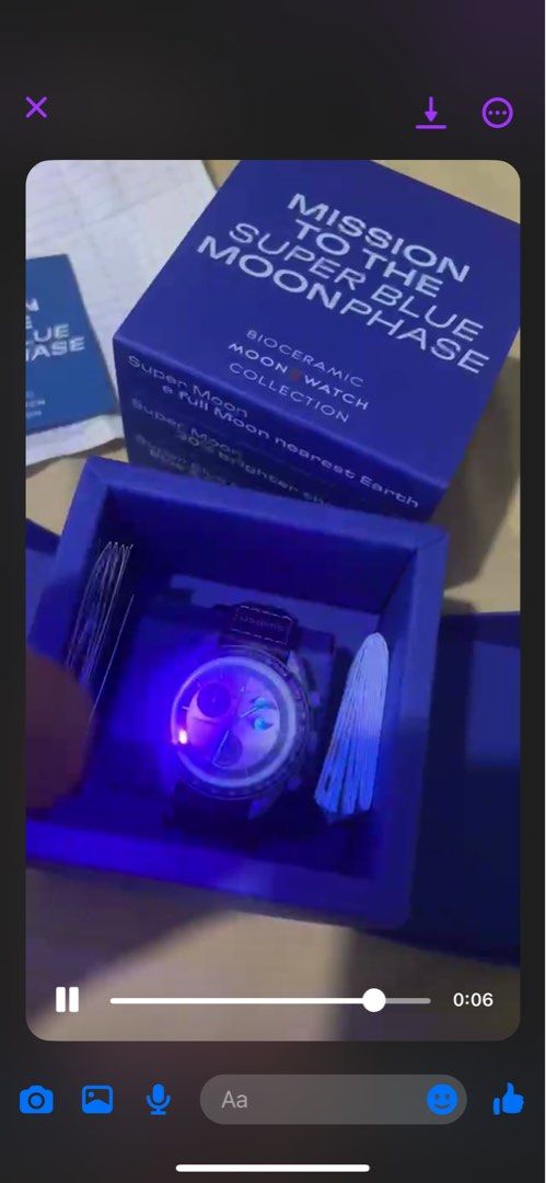 Mission to Super blue moon (Category: Luxury Watches) located in Manila. Submitted by aurastinp51176 (Listing ID 1375716320, Image 1). Description: Complete with reciept and paper bag, meet up or (delivery ncr) pm for more infor(limited releasee).