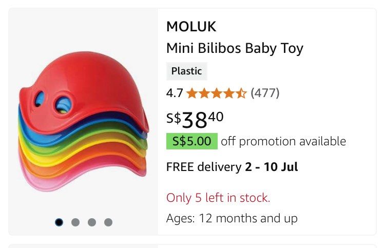 MOLUK Bilibo & Nello Sensory Toys (Category: Infant Playtime) located in Singapore. Submitted by kaphwan_k (Listing ID 1375785460, Image 3). Description: .