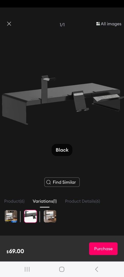 Monitor Riser, ULTI Elevate Pro (Category: Monitor Screens) located in Singapore. Submitted by dracoken1600 (Listing ID 1375699228, Image 2). Description: .