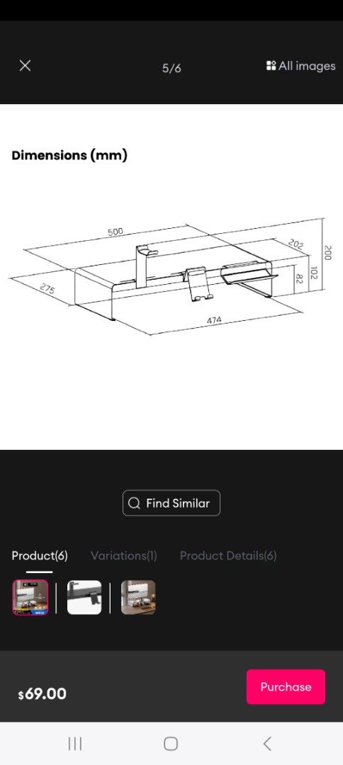 Monitor Riser, ULTI Elevate Pro (Category: Monitor Screens) located in Singapore. Submitted by dracoken1600 (Listing ID 1375699228, Image 3). Description: .