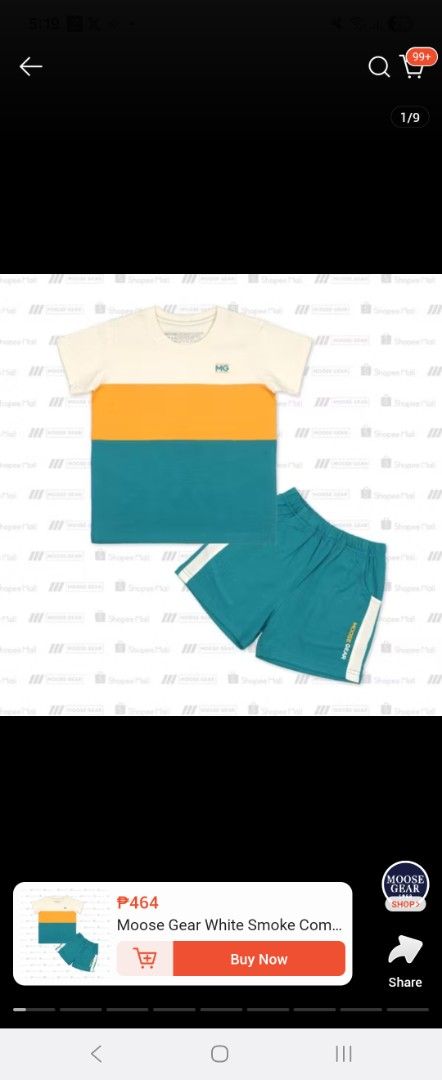 Moose gear baby kids set (Category: Babies & Kids Fashion) located in Cabanatuan. Submitted by lovedbytin02 (Listing ID 1375750545, Image 3). Description: used once 2 set plus 1 tshirt red- medium blue-medium tshirt-medium tri color-small green-small.
