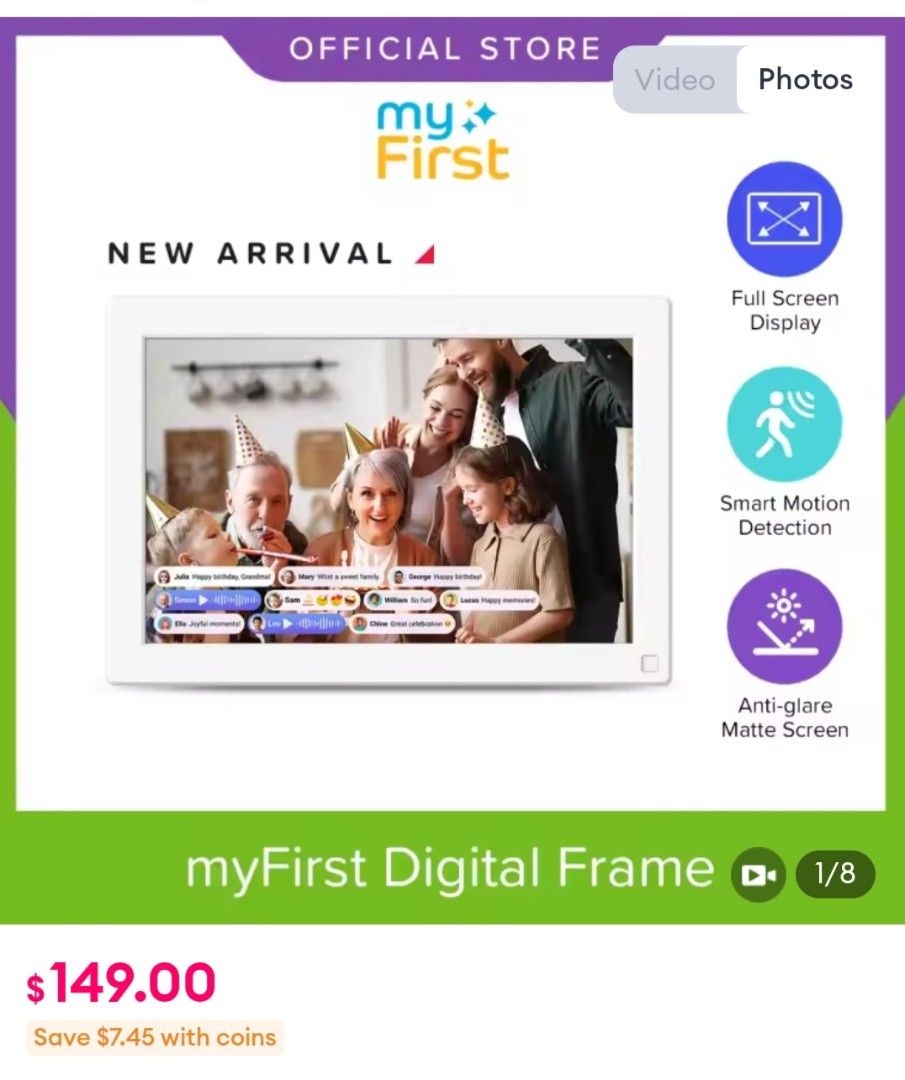 My first frame