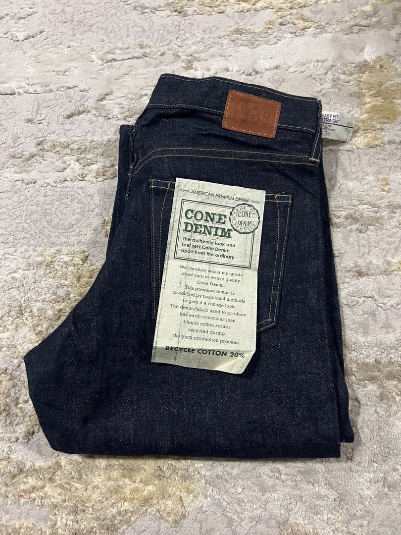 NEW WITH TAG Cone Denim 1969 Easy Fit Straight Denim Jeans ONI, Men's ...