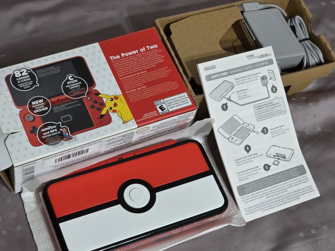 Nintendo 2DSXL Red with Pokeball Edition63107700661122112