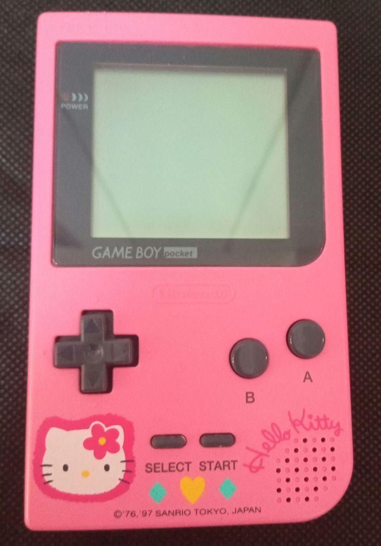 Nintendo Hello Kitty Game Boy Pocket Complete Set (Category: Nintendo) located in Manila. Submitted by japan_treasure (Listing ID 1375728689, Image 3). Description: This is a Hello Kitty collaboration product. *Batteries are not included..