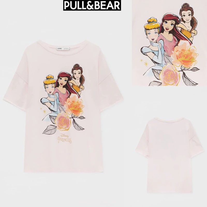 Disney Princesses Pull And Bear Disney T Shirt Pull And Bear