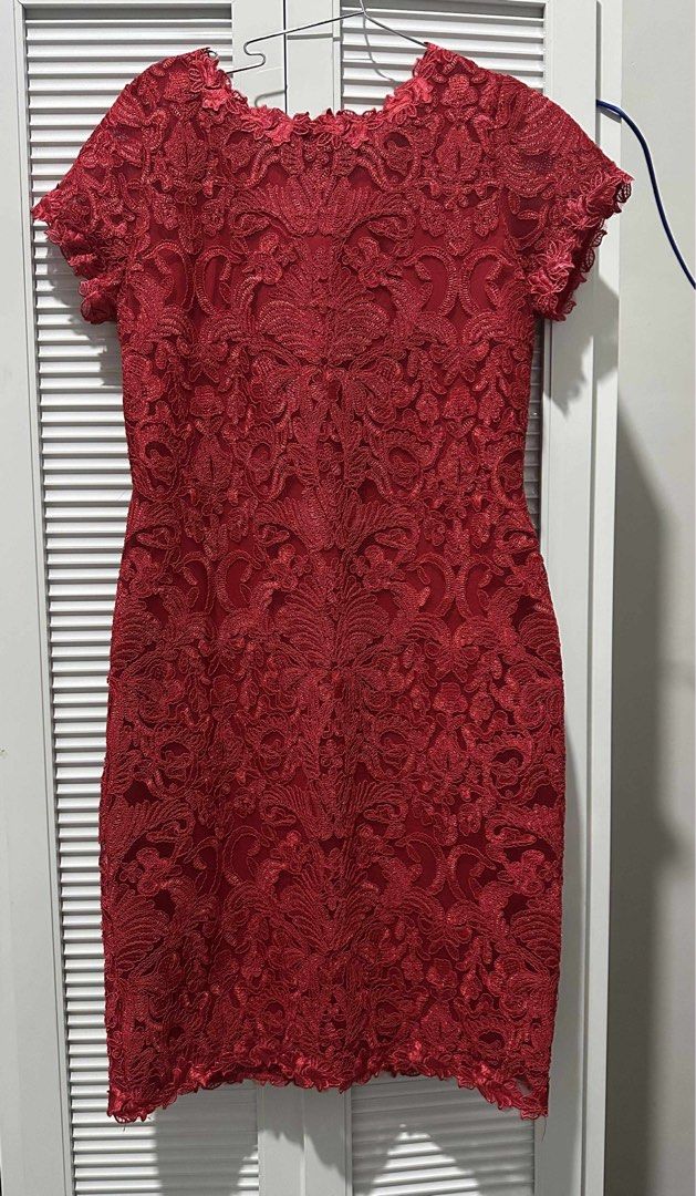 Red Lace Dress (Category: Dresses) located in Tarlac. Submitted by luvanth (Listing ID 1375786691, Image 1). Description: ╰➤ mop: gcash & bdo ╰➤ mod: j&t or lbc.