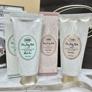 SABON 🌸 Green Rose Silky Body Milk 🌸 200ml629424179969291113