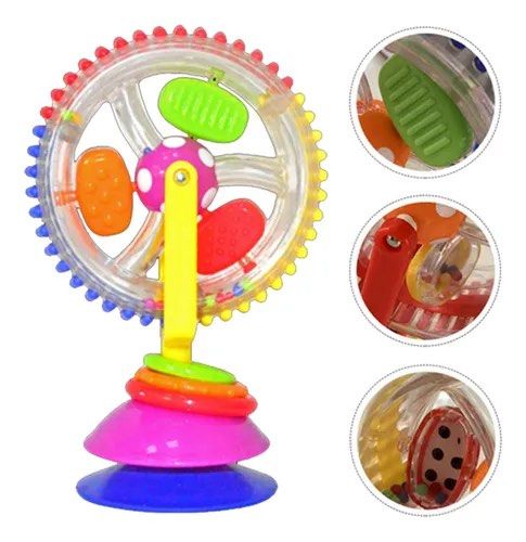 Sassy Wonder wheel activity toy (Category: Infant Playtime) located in Cainta. Submitted by mochimochiko (Listing ID 1375797937, Image 2). Description: Sassy Wonder Wheel Activity Toy, a developmental toy designed for babies aged 6 months and up. With Suction for high chairs, floor, or table. .