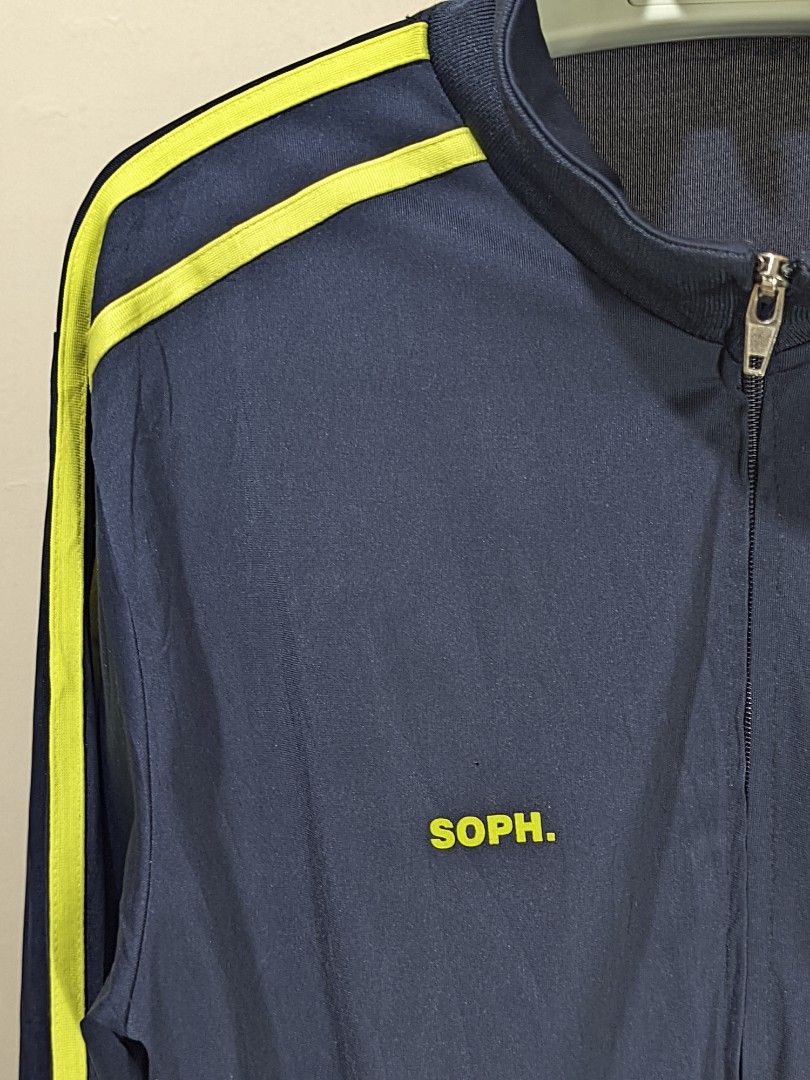 Sophnet Bristol Track Jacket (Category: Coats, Jackets and Outerwear) located in Baguio. Submitted by RacksToTheFuture (Listing ID 1375830648, Image 2). Description: medium very good condition pinhole refer to photo.