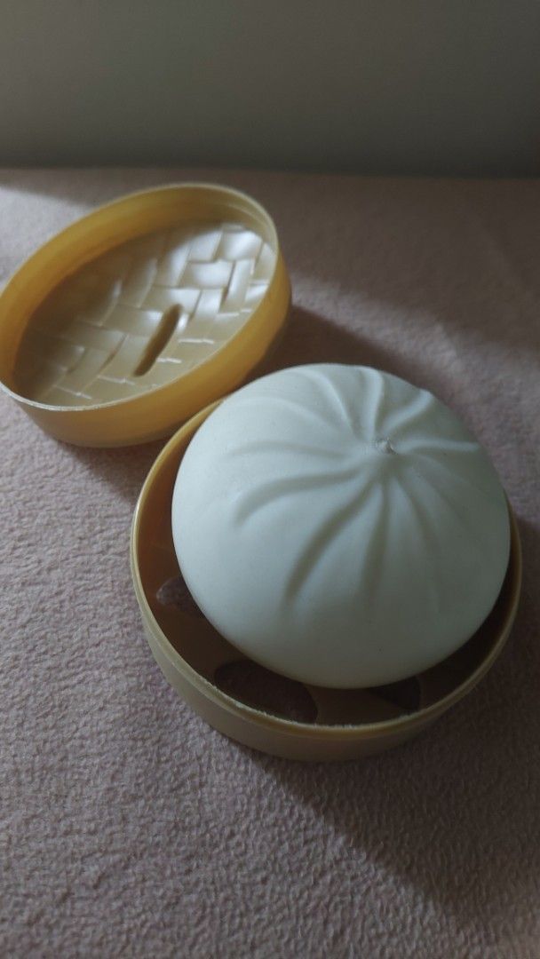 Squishy Steamed Bun Toy Stress Ball (Category: Kids Toys) located in Taguig. Submitted by danilc (Listing ID 1375718459, Image 2). Description: Squishy Steamed Bun Toy Stress Ball 100 pesos for TWO unopened steamed bun stress balls Pictured in 2nd and 3rd images are how it looks when opened RFS: Decluttering Area: BGC, Taguig City No meet-ups Shipping fee shouldered by buyer (Grab/ lalamove/ LBC) Payment: Gcash/Maya :).