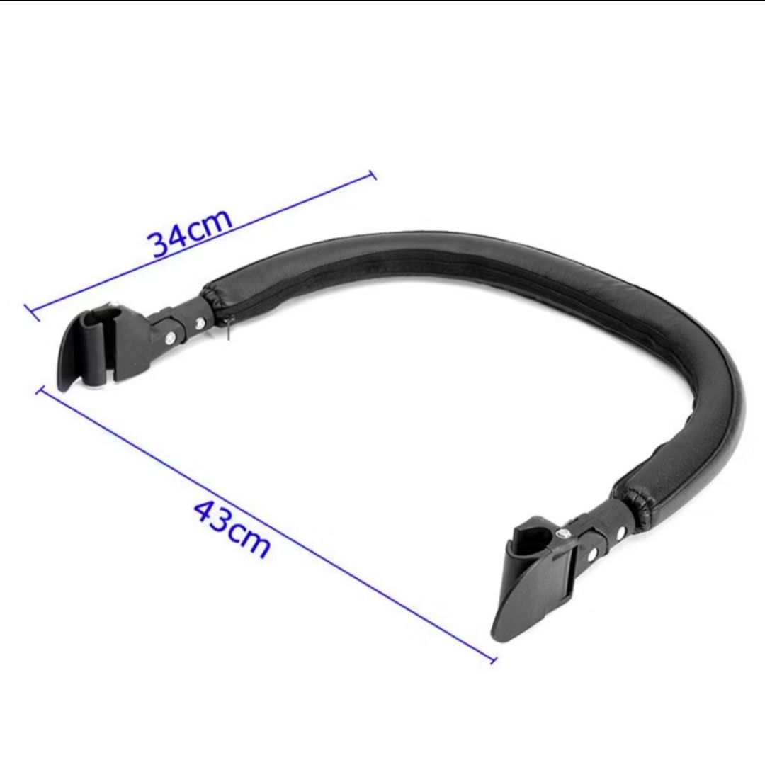 Stroller Handlebar / Bumper Bar (Babyzen Yoyo stroller) (Category: Strollers) located in Singapore. Submitted by winterkohys (Listing ID 1375669153, Image 1). Description: Fits Babyzen Yoyo Stroller Self collect Leather appearance, containing a soft foam, so that the baby more comfortable Leather with zipper, can be removable The design of this section of the arm is curved design, very hommization Material:nylon+Leather .