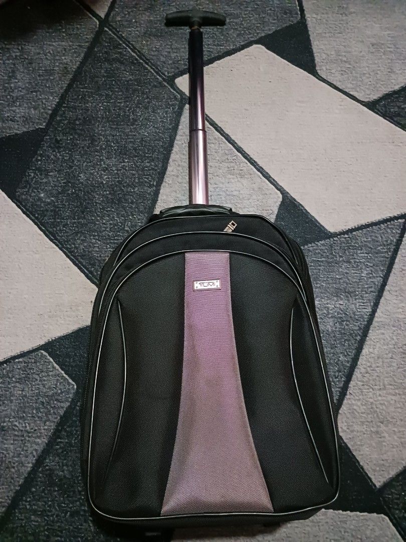 Tumi Travel Backpack Trolley Bag (Category: Luxury Bags & Wallets) located in Subic. Submitted by thriftpoison (Listing ID 1375713419, Image 2). Description: Tumi Travel Backpack Trolley approx 40 ltrs 2999.