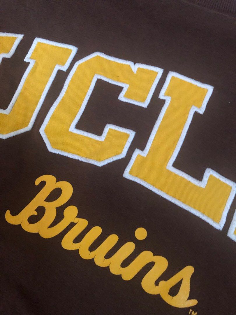 UCLA H&M SWEATER (Category: Coats, Jackets and Outerwear) located in Marikina City. Submitted by declutterwcyz (Listing ID 1375700411, Image 3). Description: Pls see pictures for the condition Bought for 1500 Oversized Marikina loc.