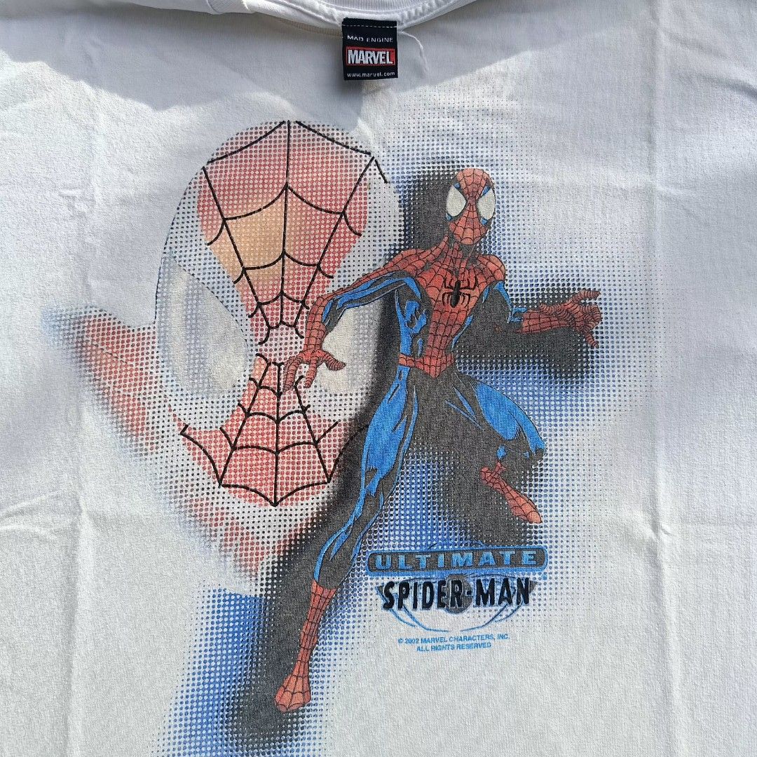 Vintage Mad engine Ultimate Spider solo (Category: Tshirts & Polo Shirts ) located in Binangonan. Submitted by uhwhynot (Listing ID 1375834721, Image 3). Description: spider man ultimate variant XL 2002 vintage mad engine.