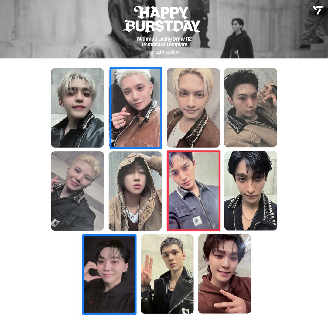 MONSTAX WITHMUU luckydraw当選　直筆サイン入り　ポラ MONSTAX WITHMUU luckydraw当選 直筆サイン入り ポラ WTT] seventeen