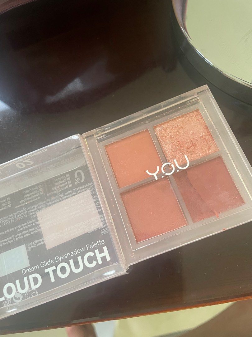 You eyeshadow palette (Category: Makeup) located in Manila. Submitted by aneajmik (Listing ID 1375702564, Image 1). Description: Bearely used. Perfect for everyday. Shade: enchanting moments.