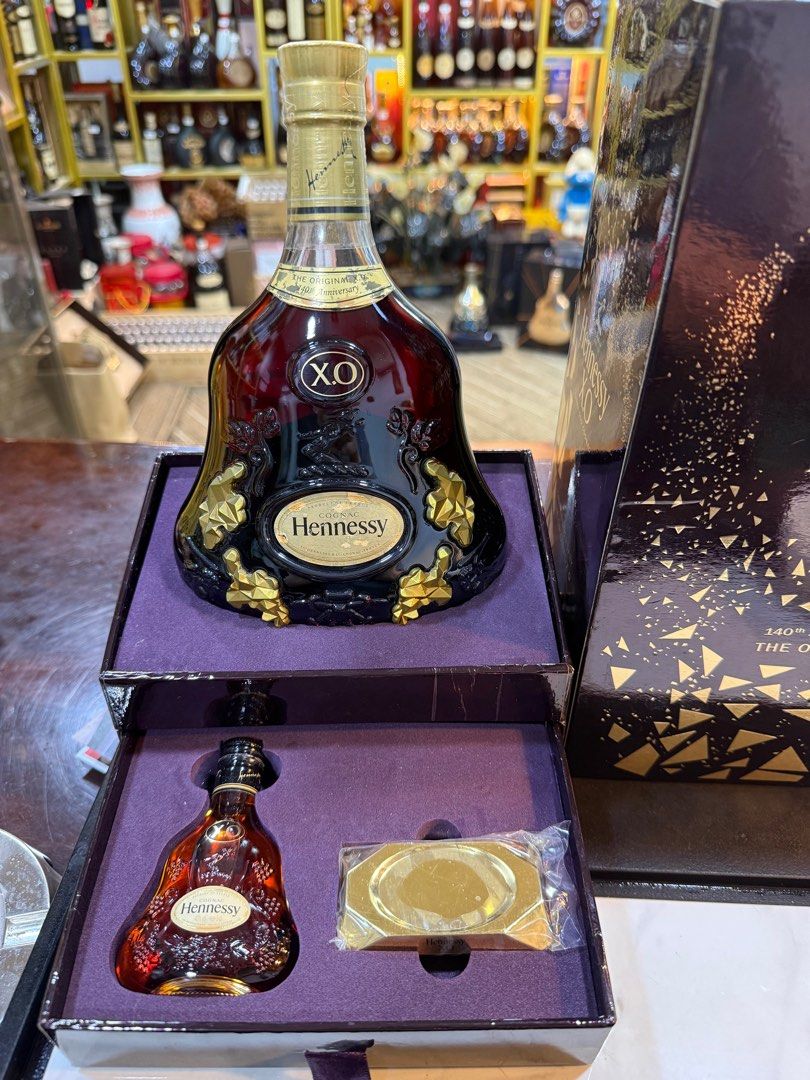 140週年珍藏版金葉禮盒裝軒尼詩xo Hennessy XO, 嘢食& 嘢飲