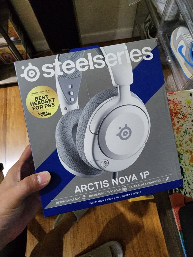 Arctis Nova 1 steel series (Category: Headphones & Headsets) located in Quezon City. Submitted by hobbyph4 (Listing ID 1372580544, Image 1). Description: Arctis Nova 1 - Black Go To Buy Gaming Products / Headsets / Arctis Nova 1 - Black ￼ ￼ ￼ ￼ ￼ ￼ ￼￼￼￼￼￼ Arctis Nova 1 - Black Multi-Platform Premium Wired Gaming Headset The Nova Acoustic System features custom-designed High Fidelity Drivers for superior audio quality Ultra lightweight headset wit