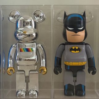 Set of 3 Bearbrick 1000% Iron Man Mark 7 Iron Patriot War