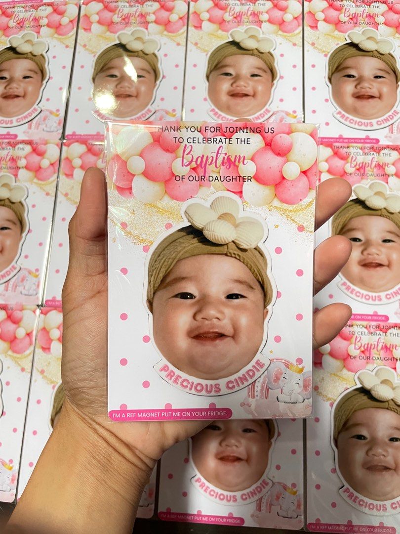 Bubble head ref magnet souvenir with customized backing card (Category: Other Merchandise) located in Manila. Submitted by artypaper_25 (Listing ID 1372550533, Image 1). Description: Free layout Minimum of 30pcs 1mm magnet 3.5x5” backing card based on your theme 50% dp is required to avoid cancellation after layout 📍san miguel pasig city.